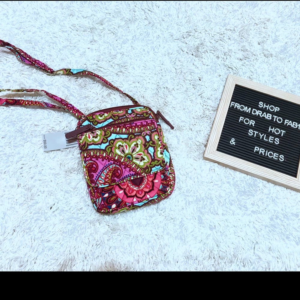 NWT Vera Bradley crossbody side mini purse